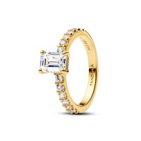 Anello Pandora Donna Classic Stone in Lega metallica Cubic Zirconia